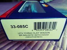 Bachmann 33-085C UCV China Clay Wagon BR Bauxite With Hood Weathered NEW