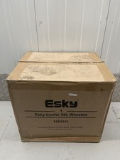 Esky 52L Cooler Wheeled Roller Insulated Hard Rigid Case Telescopic Handle Blue