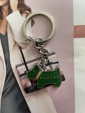 Radley Green Metal Dog Tag / Key Ring / Bag Charm