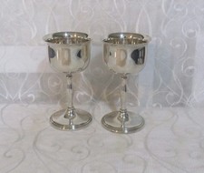 2 X Cavalier Silver Plated
