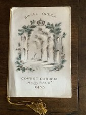 Programme Royal Opera House Gala Performance  Coronation Queen Elizabeth 1953