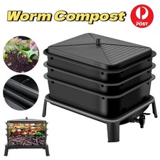 3-Tray Worm Composter Bin