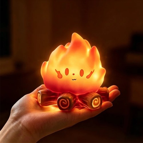 Mini cute cartoon - cartoon, campfire