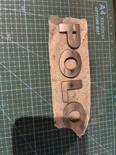 Polo tailgate badge 1r - vw,