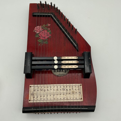 Vintage german auto harp - german,