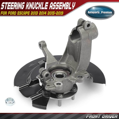 Front driver steering knuckle - driver,