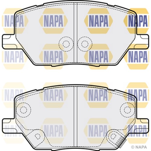Brake pads set - set, for