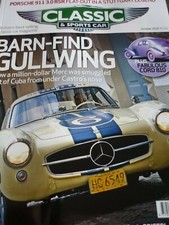 New magazine uk issue classic & sports car october 2020 barn-find gullwing cover