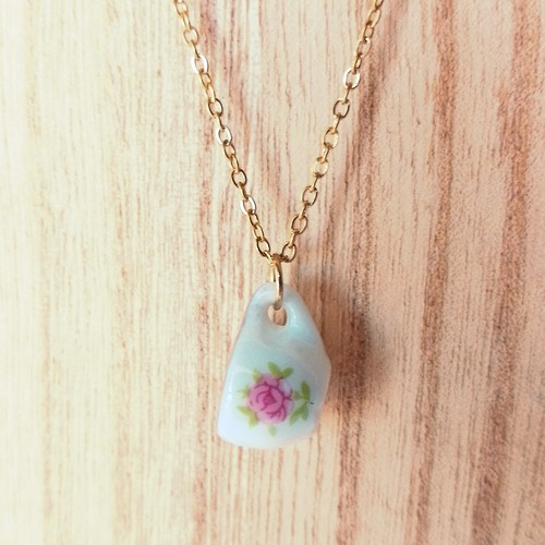 Tiny teacup charm pendant - teacup,