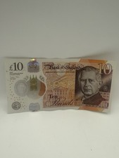 King Charles III £10 Ten Pound Bank Note FIRST RUN numbered HB01 Circulated 