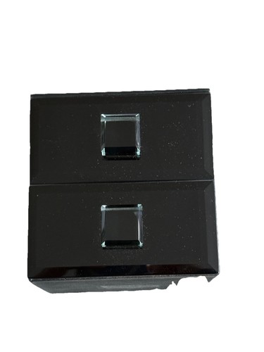 Stylish black mirrored - mirrored, 2