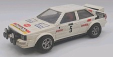 Scalextric C348 Audi Quattro 4x4 Shell Oils #5 Slot Car White Model Unboxed