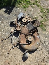 husqvarna cth171 38" ride on lawn mower cutting deck shell centre discharge