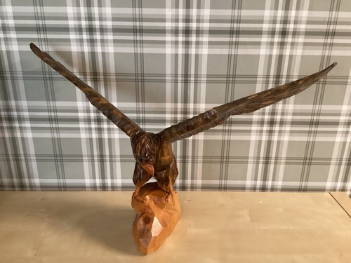 Vintage hand carved wooden - hand,