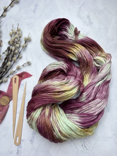 Hand dyed merino wool super - dyed,