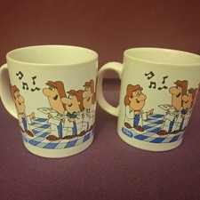 2x Vintage Tetley Mugs