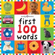 First 100 Words UK Board Book Edition (Bright Baby... by Priddy Books Board book