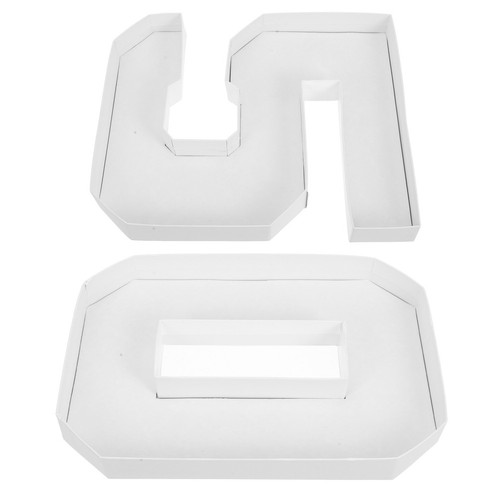 Pcs cardboard number boxes - number,