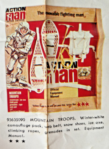 Vintage action man mountain - action,