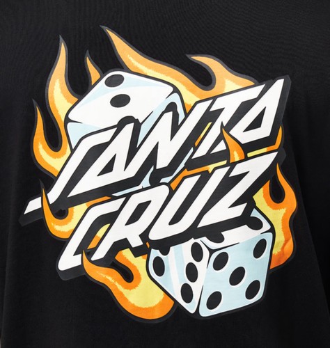 Santa cruz flaming dice - cruz,