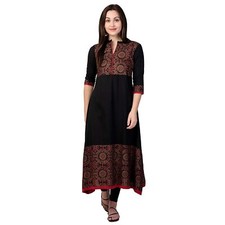 Indian Women Black Cotton