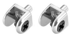 2pcs zinc alloy glass - zinc, shelf