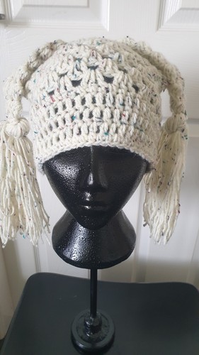 Handmade crochet jester hat - jester,