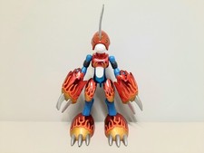 Digimon Digivolving Flamedramon Chrome Variant Action Figure * Missing Back Pack