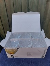 Pasabahce Set Of 6 Diamond Martini Glasses, Brand New