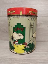 Peanuts Snoopy Large Storage Tin 1958