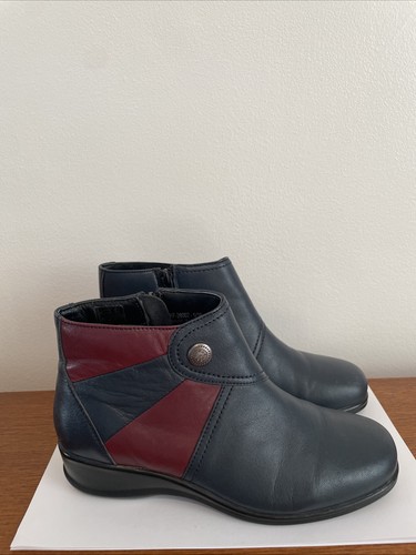 Pavers blue leather - pavers, ankle