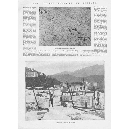Italy the marble quarries - italy, of