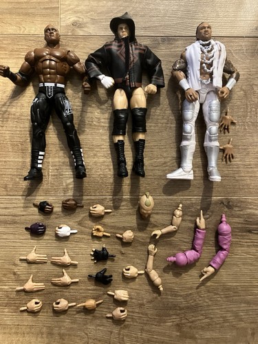 Wwe mattel elite - x3, bundle