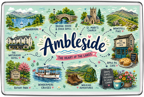 Ambleside lake district fridge - ambleside,