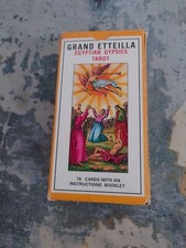 Grand Etteilla Egyptian Gypsies Tarot. Grimaud. Rare Edition 1999