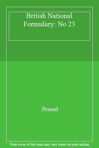 British national formulary - british, formulary: