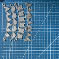 Banners Scrapbooking Metal Cutting Dies Stencils Album Paper Card Diy Decorative
