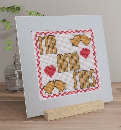Wedding card mrs - mr, &