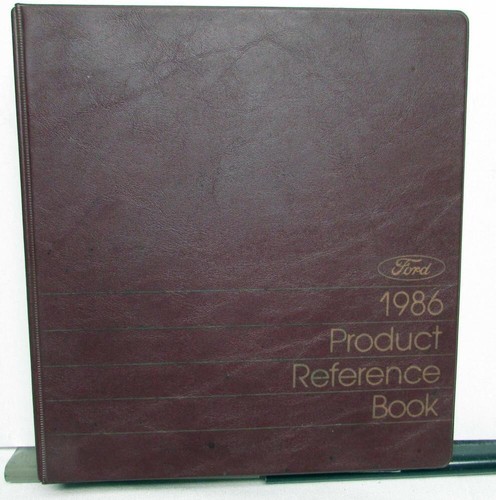 1986 ford product - 1986,