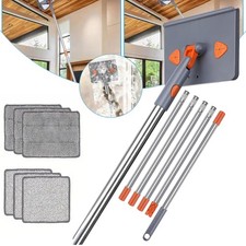 Skirting Board Cleaner Tool with Long Handle,Wall Mop,Baseboards Duster for Dorm