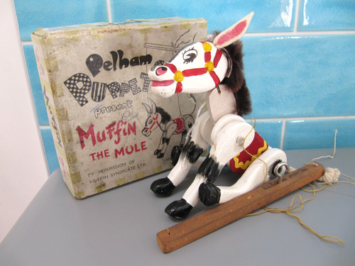 Vintage pelham puppets - pelham, muffin