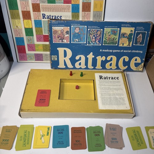 Vintage 1974 ratrace board - vintage,