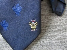 County School University College Crest Coat of Arms Motif Tie by William Turner