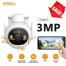 IMOU Outdoor Security Cameras PTZ Wireless WiFi 2K Active Deterrence Human Detec