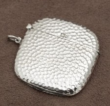 Antique Edwardian Sterling Silver Vesta Case By Sampson Morden & Co 1903