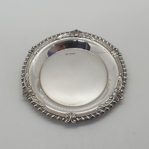 Sterling silver pin dish - silver,