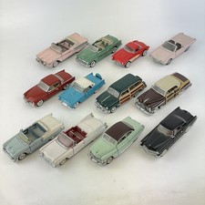 Job Lot Of 12 Franklin Mint Precision 50s & 60s Cars 1:43 Scale