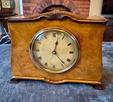 Vintage Burr Walnut Mantel