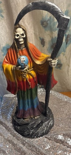 Santa muerte holy death statue - santa,