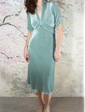 Nancy Mac sable velvet silk